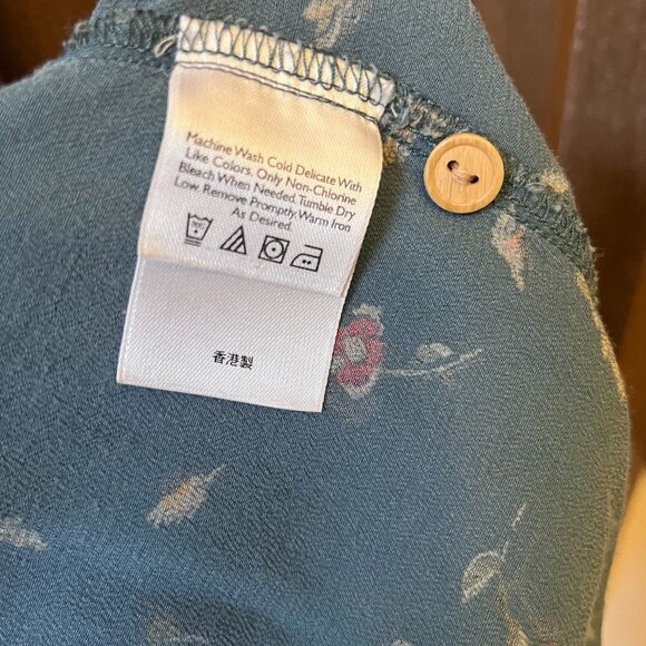 Eddie Bauer short sleeve blue maxi dress size S tall - Picture 4 of 5